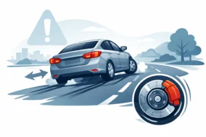 Dlaczego auto ściąga przy hamowaniu?